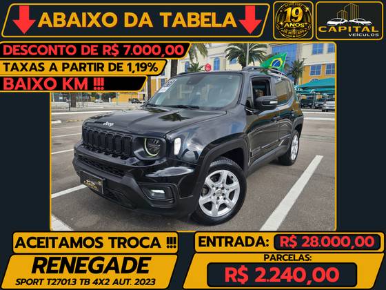 JEEP RENEGADE 1.3 T270 TURBO FLEX SPORT AT6